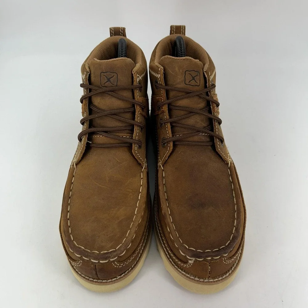 Twisted‎ X Boots Mens Size 5 Brown Leather Chukka Moc 4